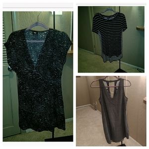 3 cute black and white dresses